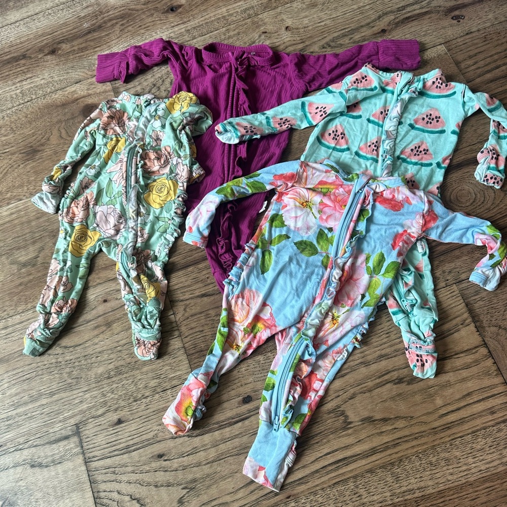 Gigi and max bamboo bundle of four 0-3 months
